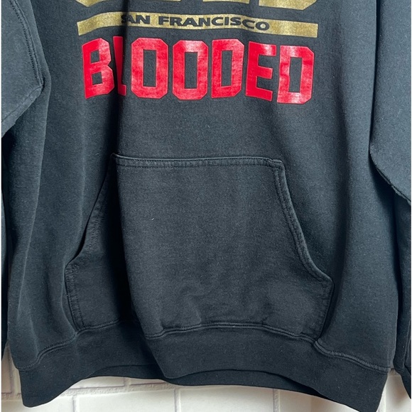 Gold Blooded San Francisco Black Hoodie/men’s size L - Picture 3 of 6